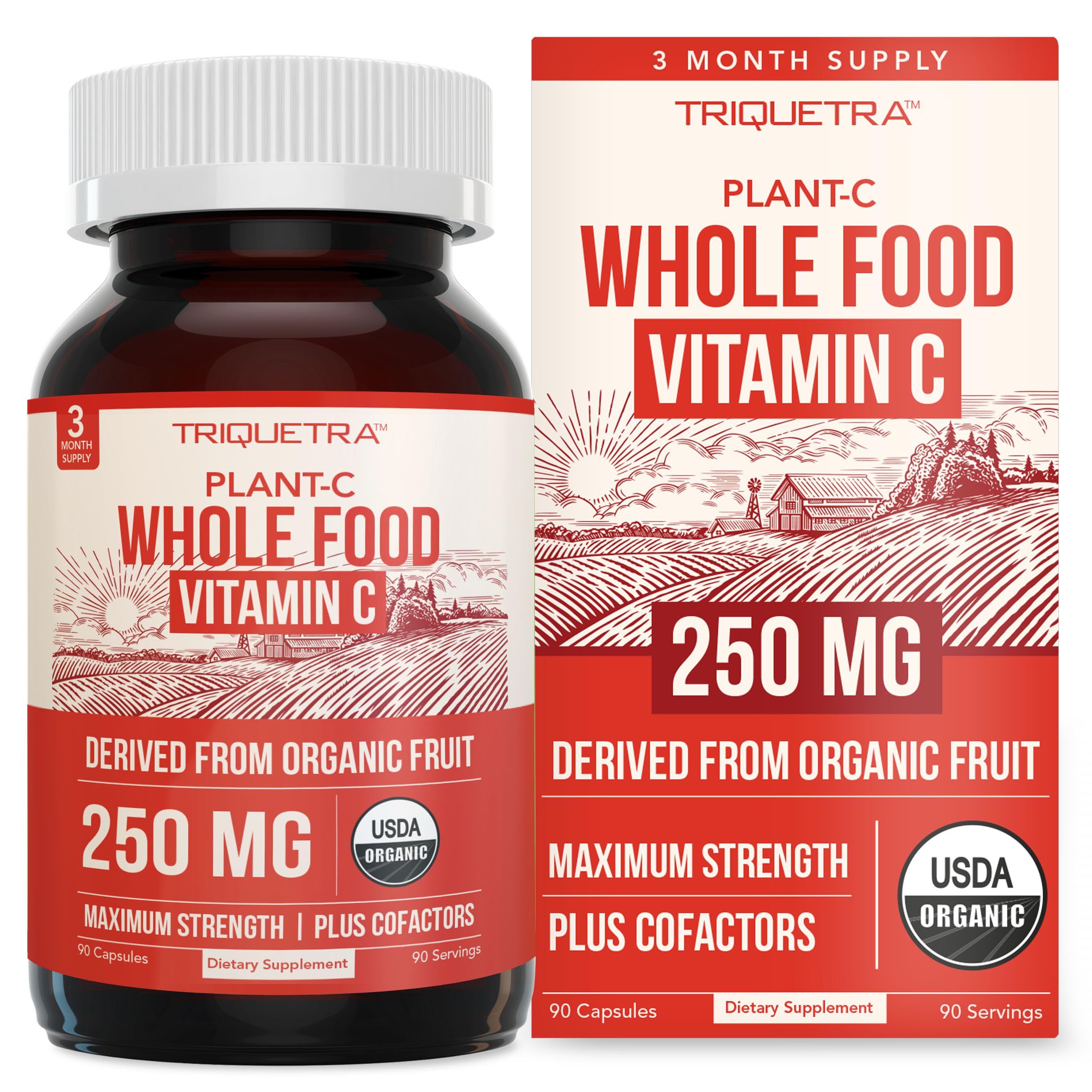 Plant-C Organic Vitamin C Supplement - Whole Food Bioavailable

