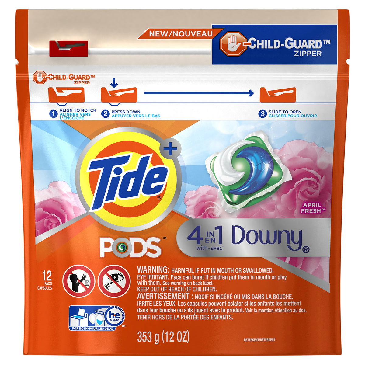 Tide PODS with Downy Laundry Detergent Pacs