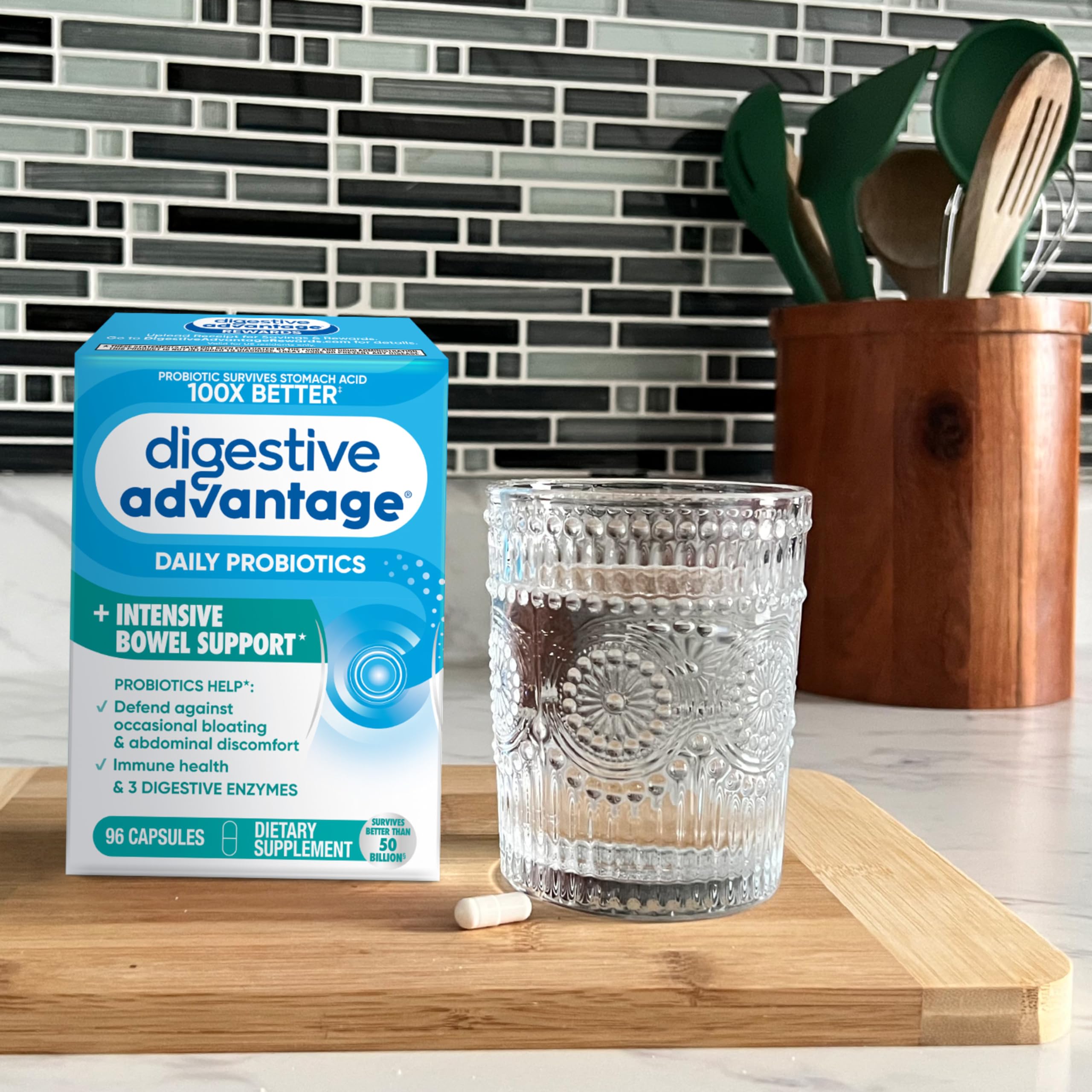 Digestive Advantage Probiotics for Women & Men with Enzymes

