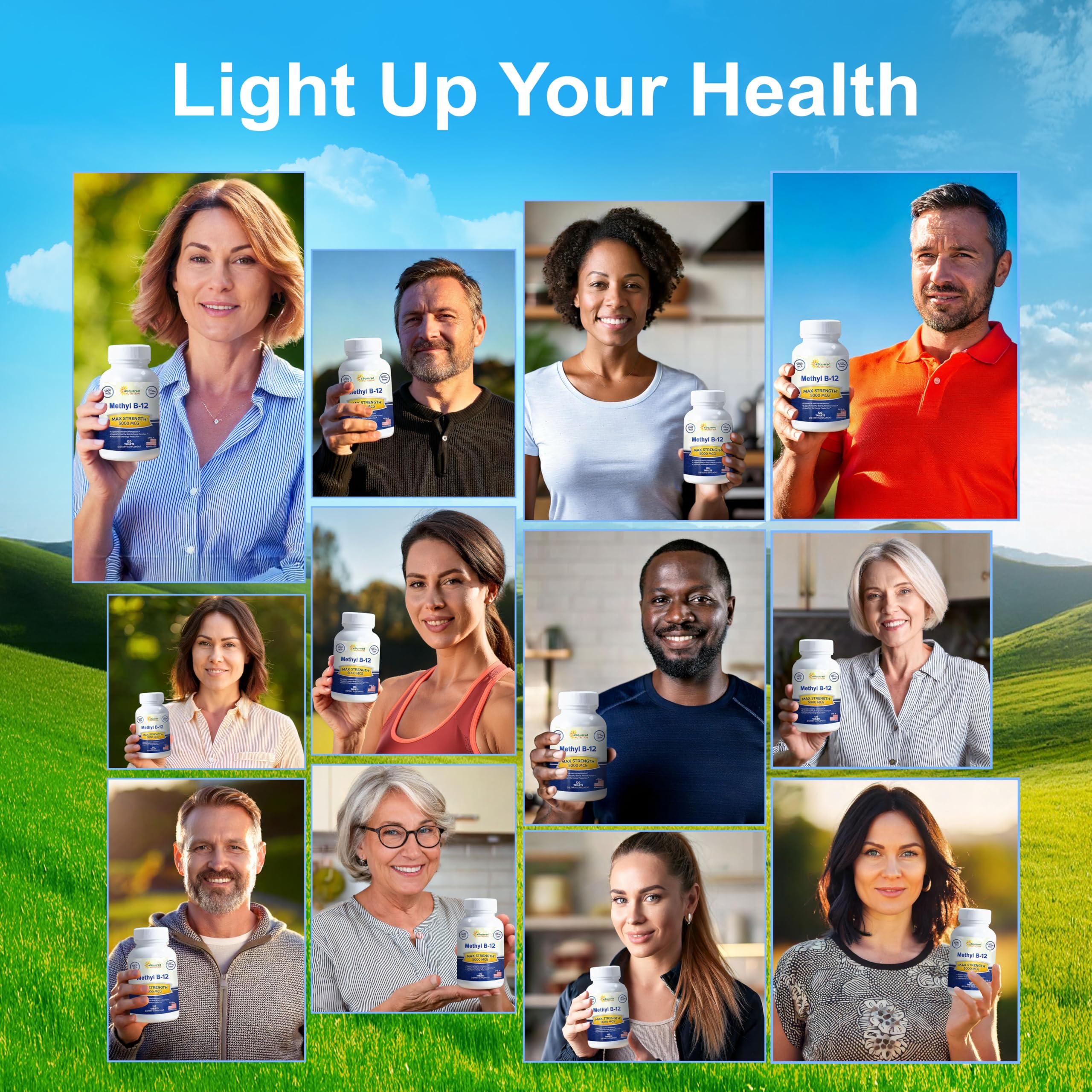 Vitamin B12 Methylcobalamin Supplement by aSquared Nutrition


