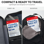 SurviveX Travel Medicine Kit - Travel Health Essentials

