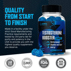 Testosterone Booster Gummies for Men|All-Natural Supplement

