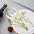 N9R Plastic Silverware Set - Heavy Duty Disposable Flatware

