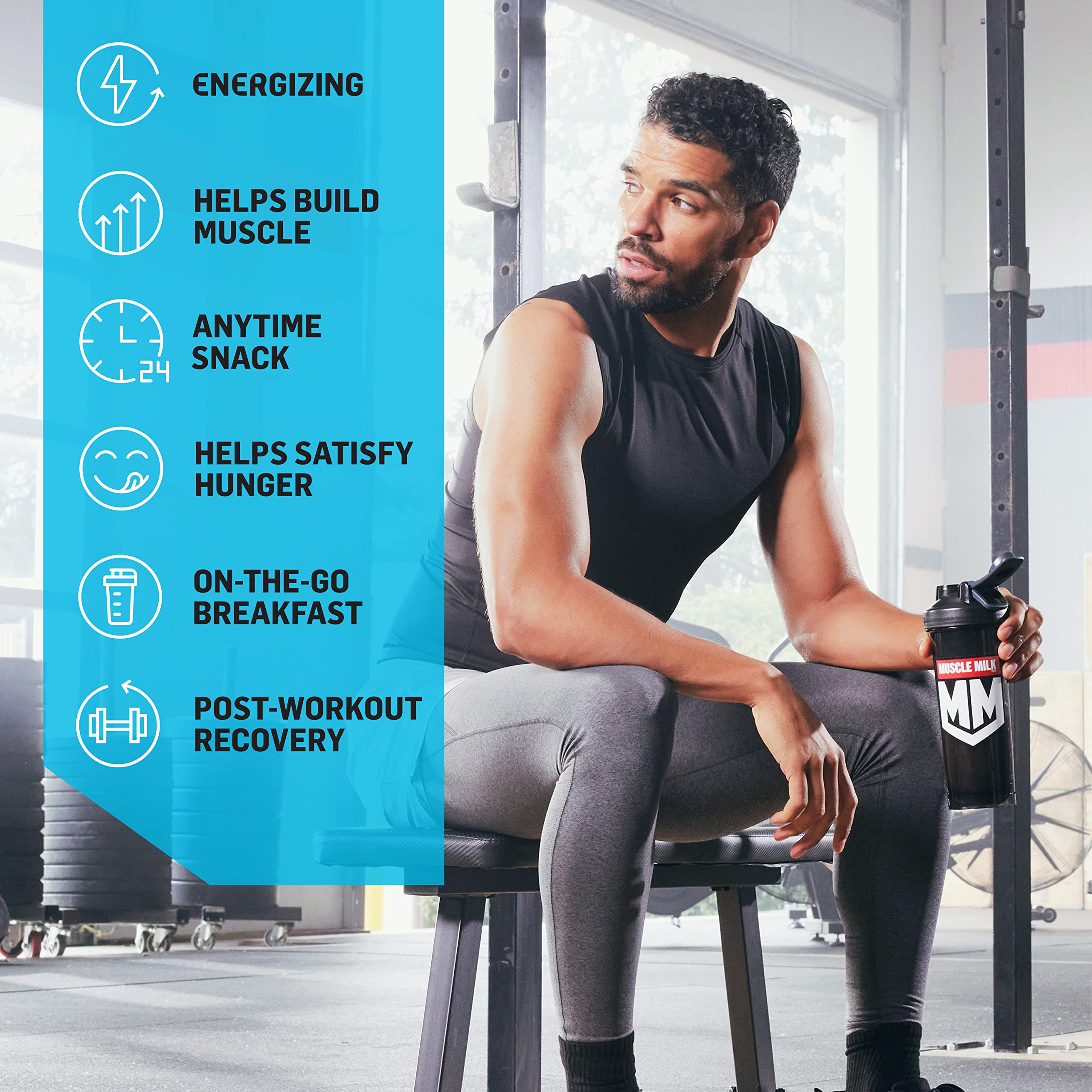 Muscle Milk ZERO Protein Powder – Clean Shake Mix

