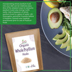 Psyllium Husk Isabgol by Jiva Organics - Organic Non-GMO

