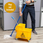 Mind Reader Mop Bucket with Wringer - 5.5 Gal

