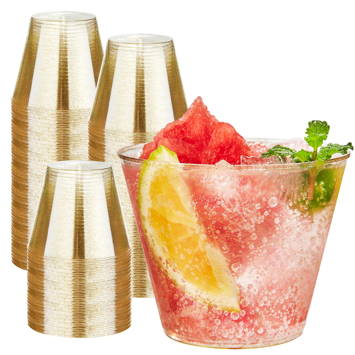 RACETOP Disposable Plastic Cups for Parties