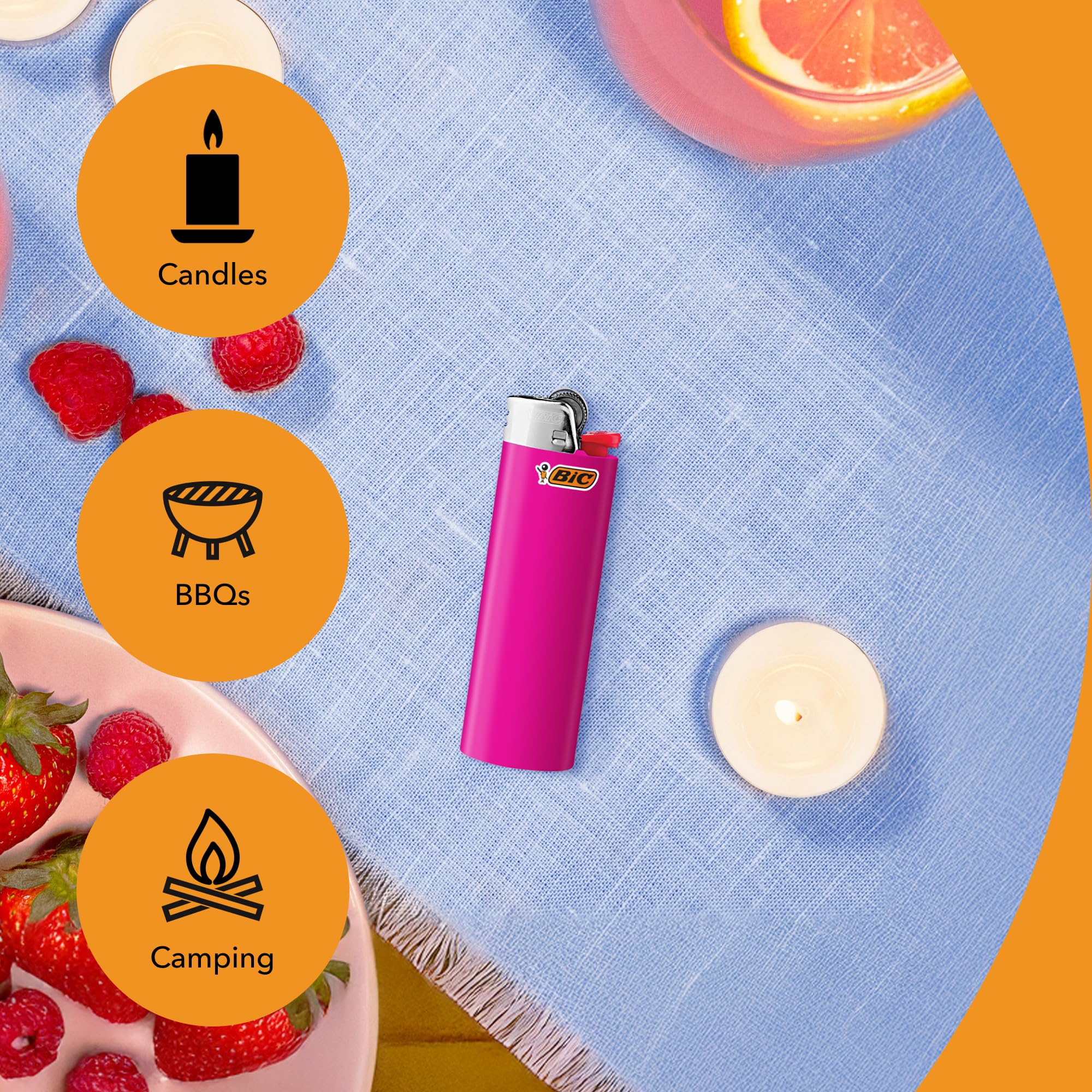 BIC Classic Lighters | Indoor & Outdoor Disposable Lighters

