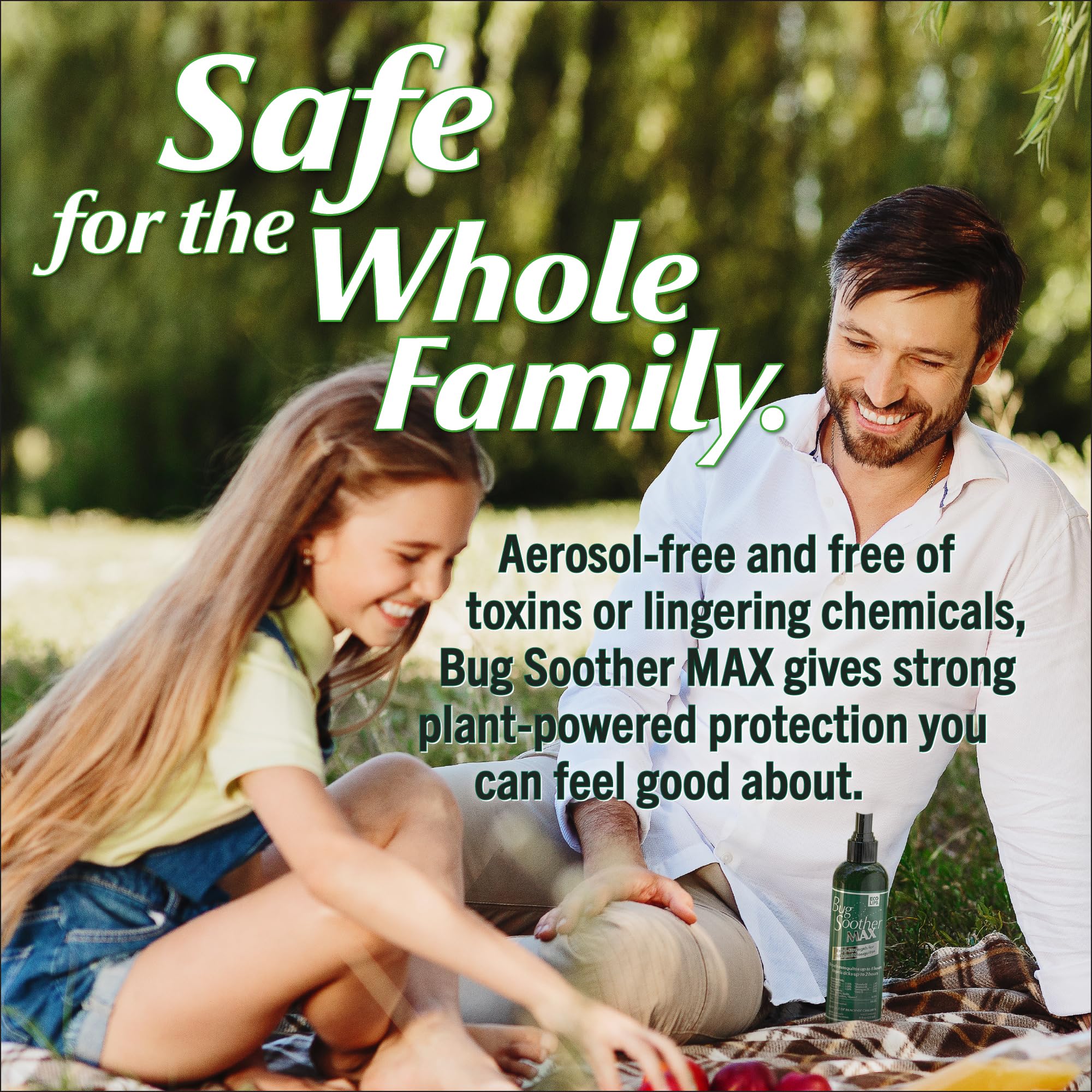 Bug Soother MAX Natural Tick & Mosquito Repellent Spray

