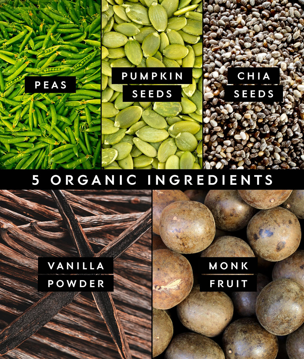Truvani Organic Plant Based Protein Powder Pea Protein

