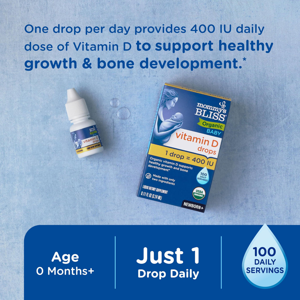 Mommy's Bliss Organic Baby Vitamin D Drops - 400 IU


