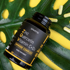 SPARTIS Zinc Quercetin Immune Support with C, D3, Bromelain

