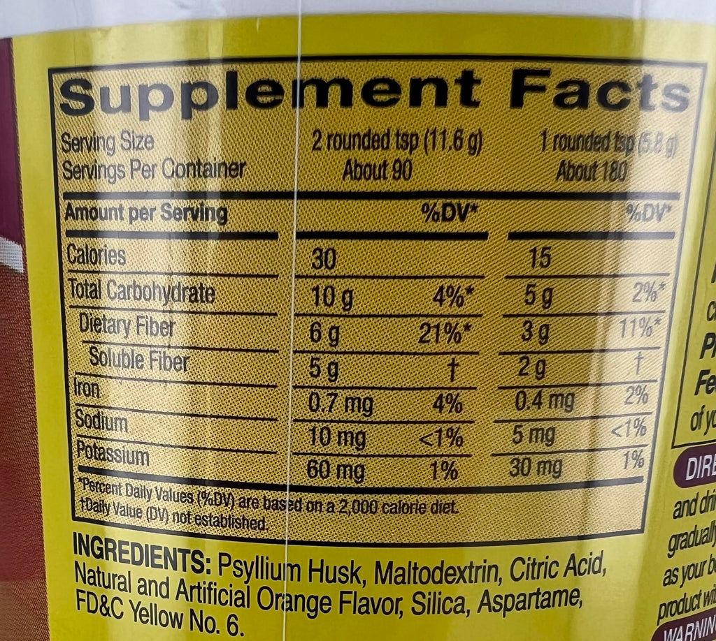 Kirkland Signature Psyllium Fiber Supplement Powder

