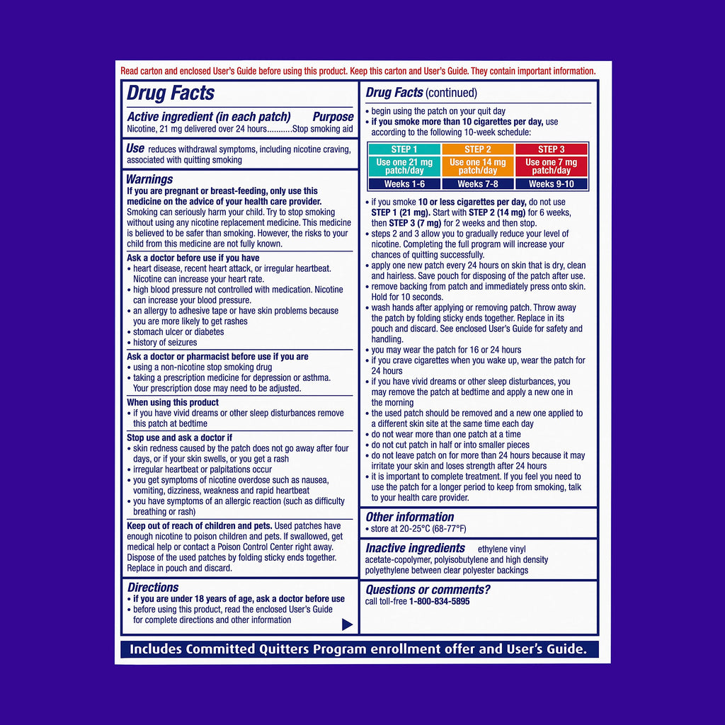NicoDerm CQ Nicotine Patch with Behavioral Support Program

