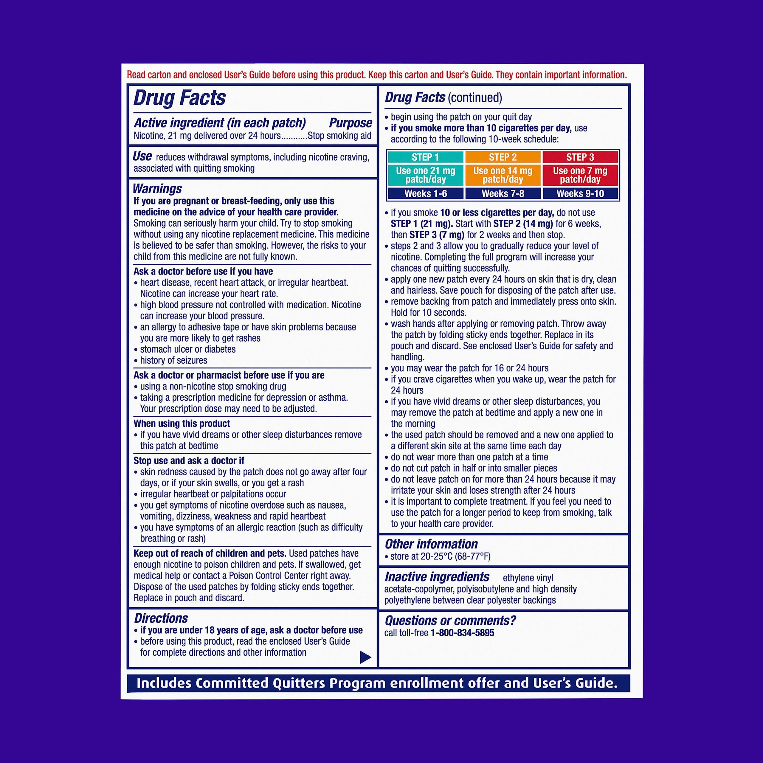 NicoDerm CQ Nicotine Patch with Behavioral Support Program

