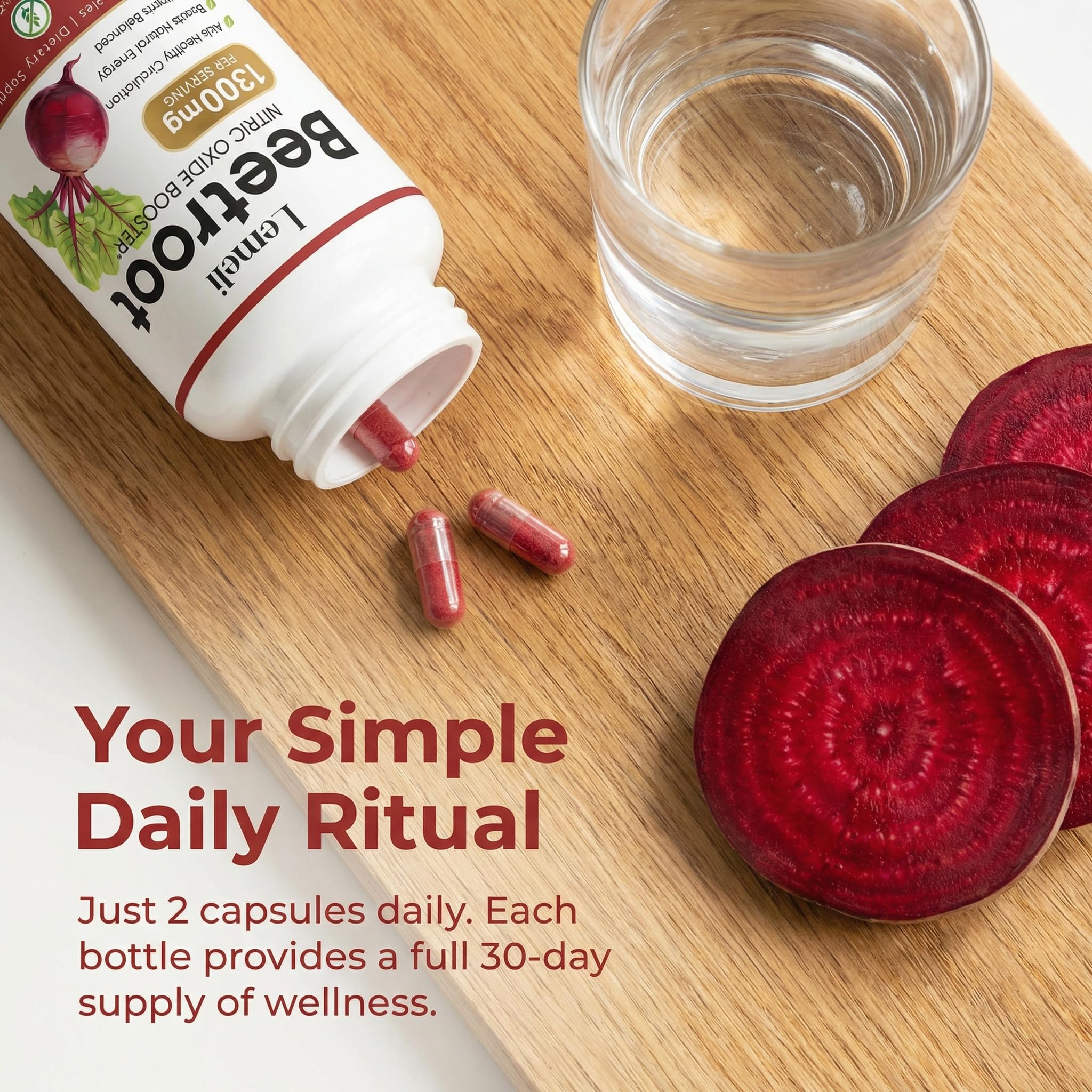 Lemeli Beetroot Capsules - Beetroot Supplement

