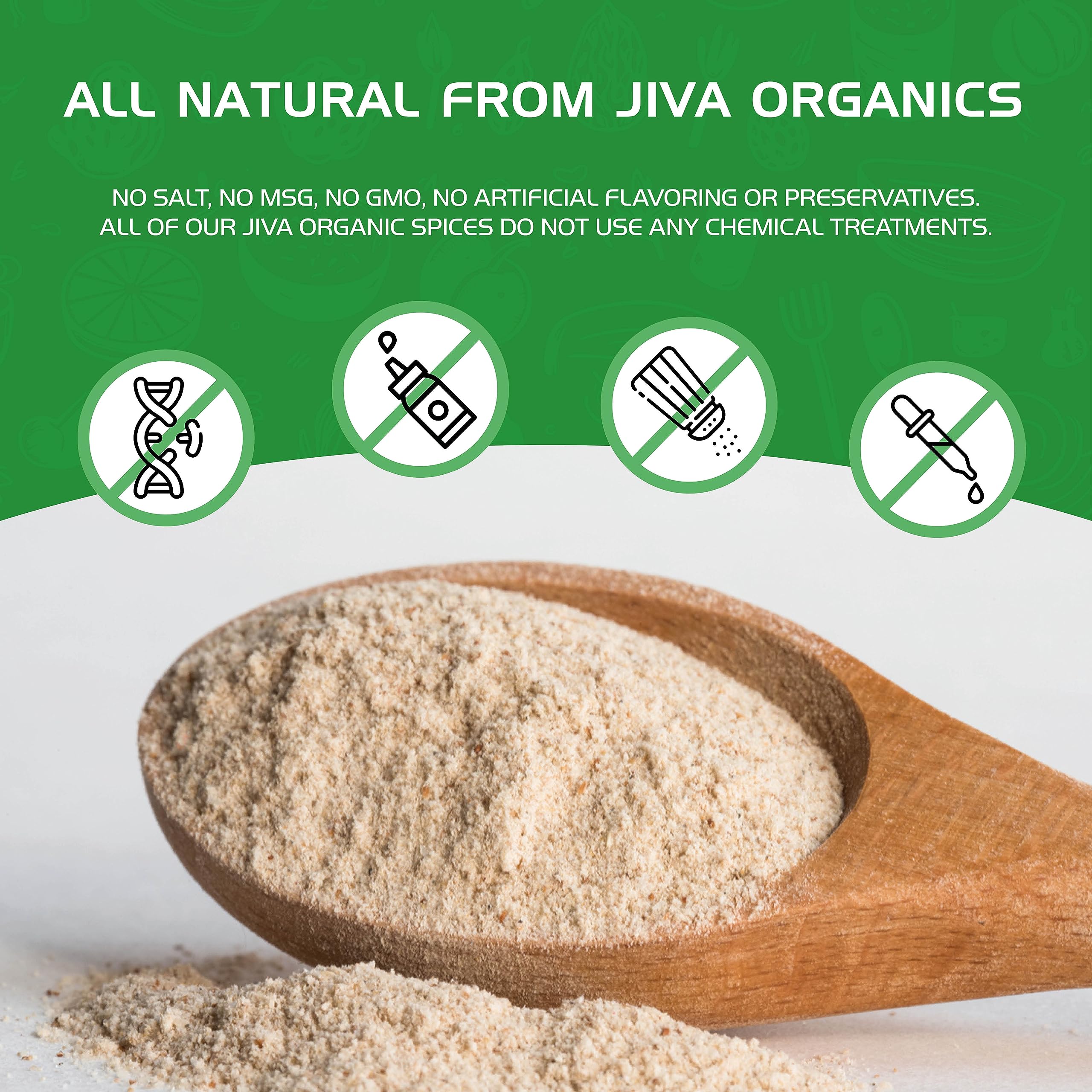 Psyllium Husk Isabgol by Jiva Organics - Organic Non-GMO

