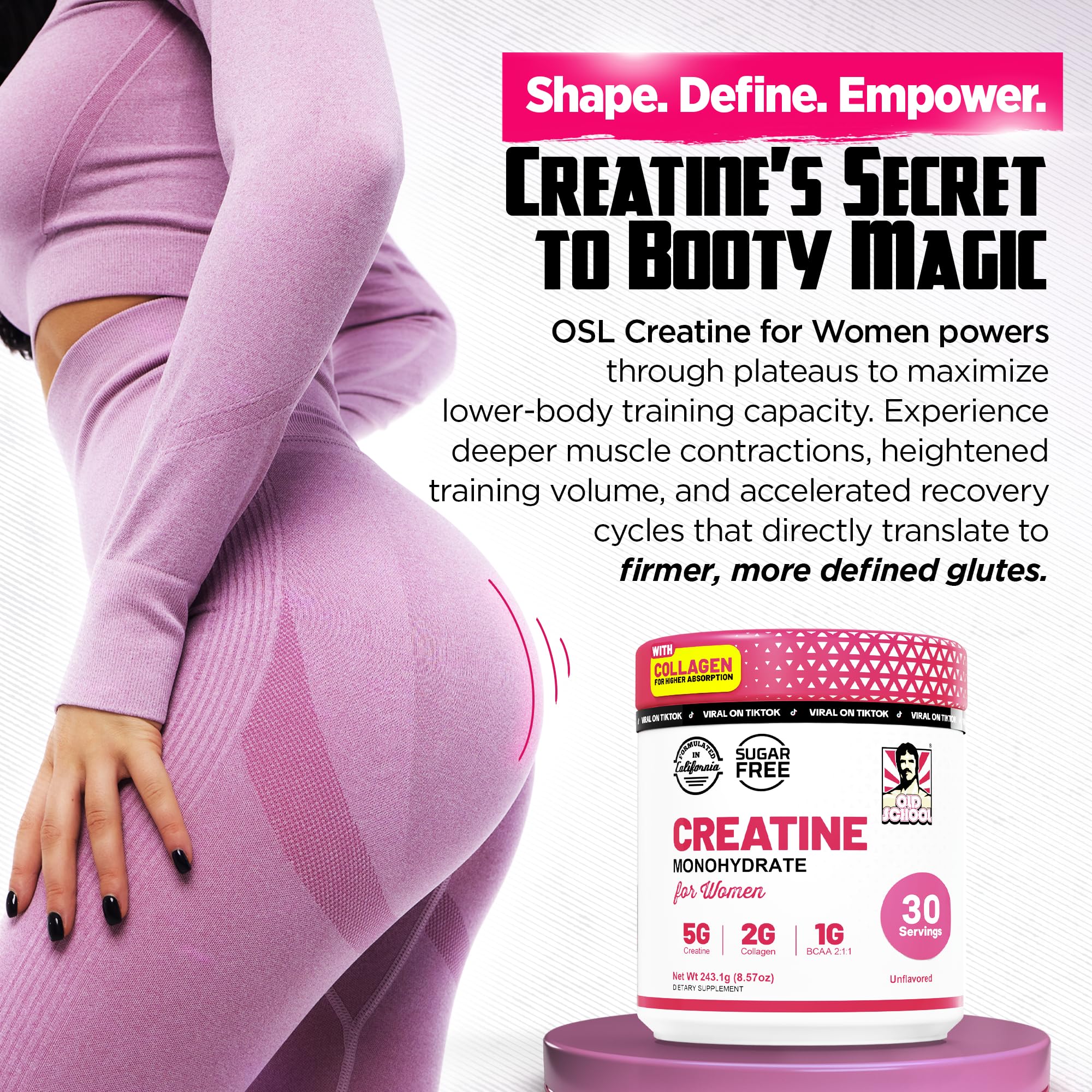 Old School Labs Creatine for Women – Post-Workout

