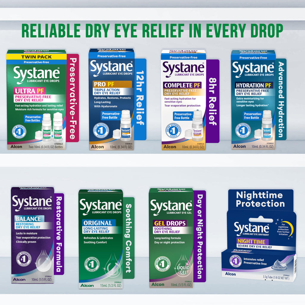 Systane Ultra Preservative-Free Eye Drops for Dry Eye Relief

