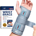FEATOL Wrist Brace with Splints for Carpal Tunnel - Adjustable Night Support