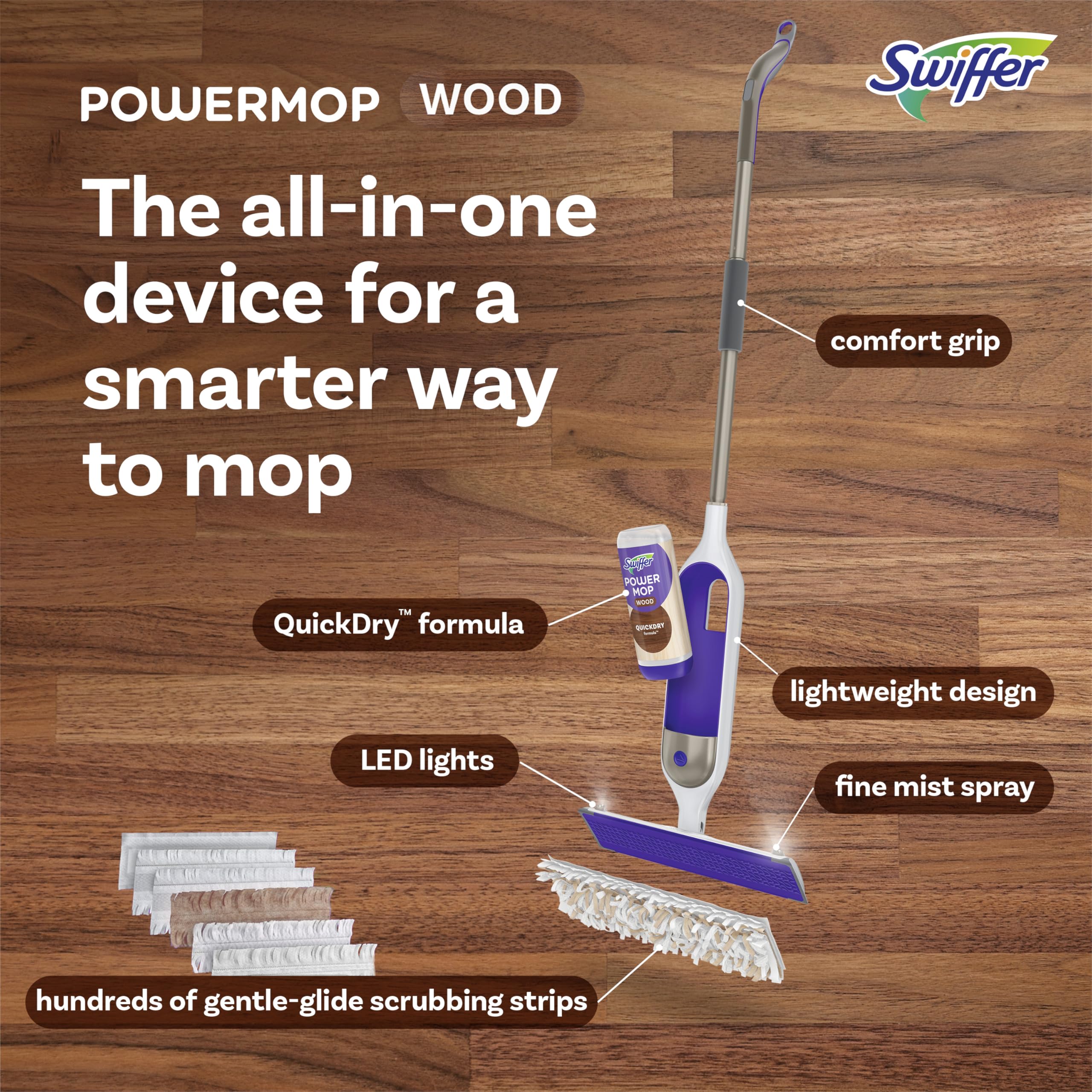 Swiffer PowerMop All-In-One Floor Cleaning System

