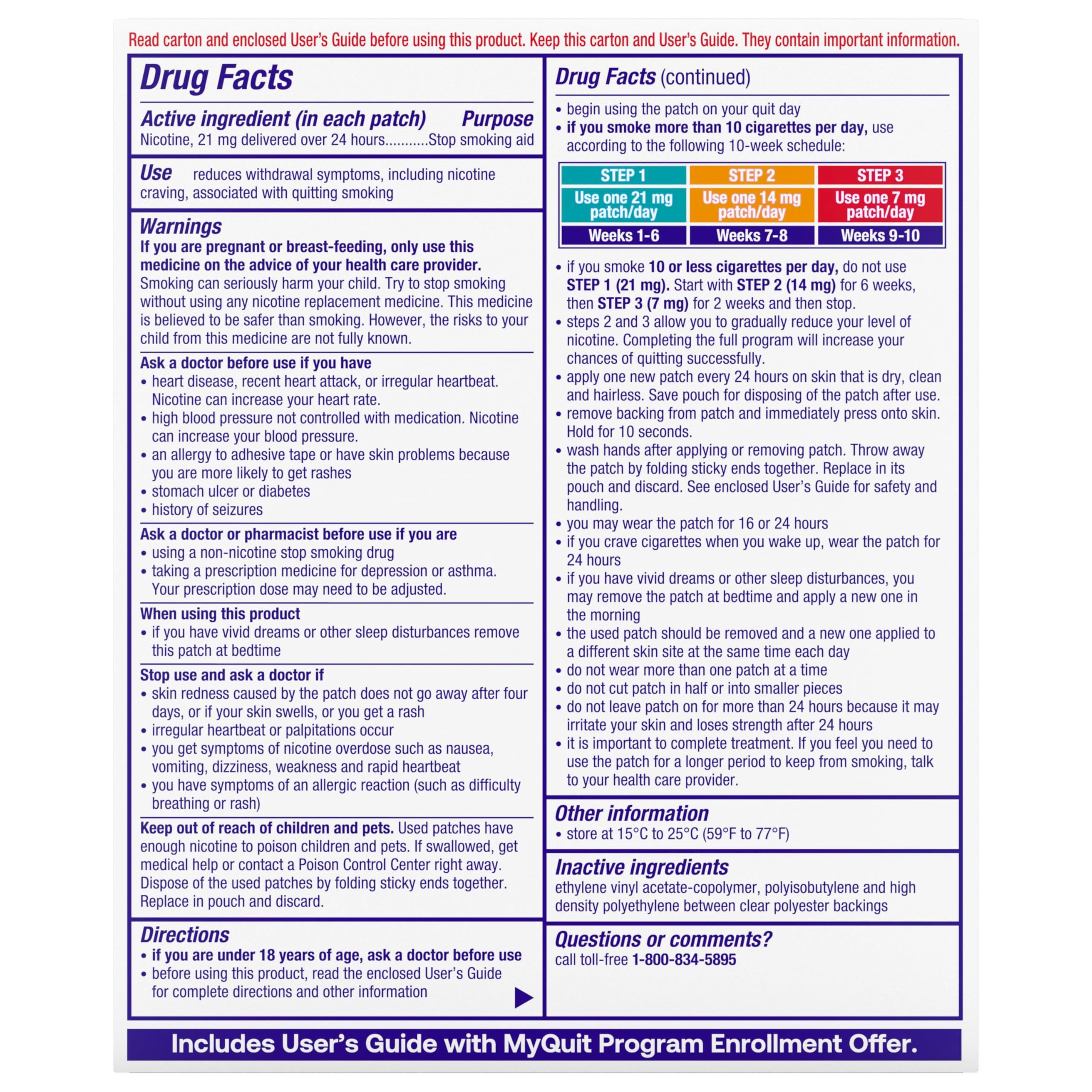 NicoDerm CQ Nicotine Patch with Behavioral Support Program

