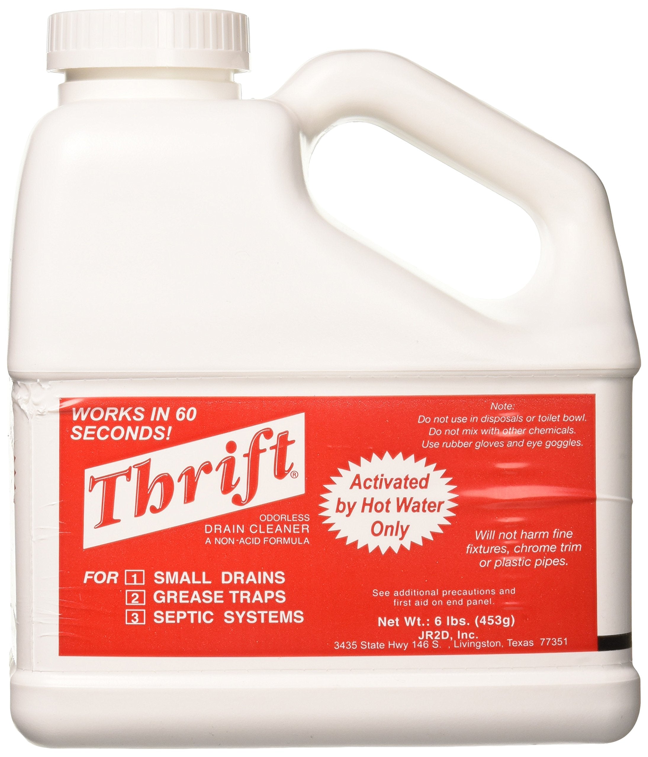 Thrift Drain Cleaner - Fast-Acting Alkaline Formula

