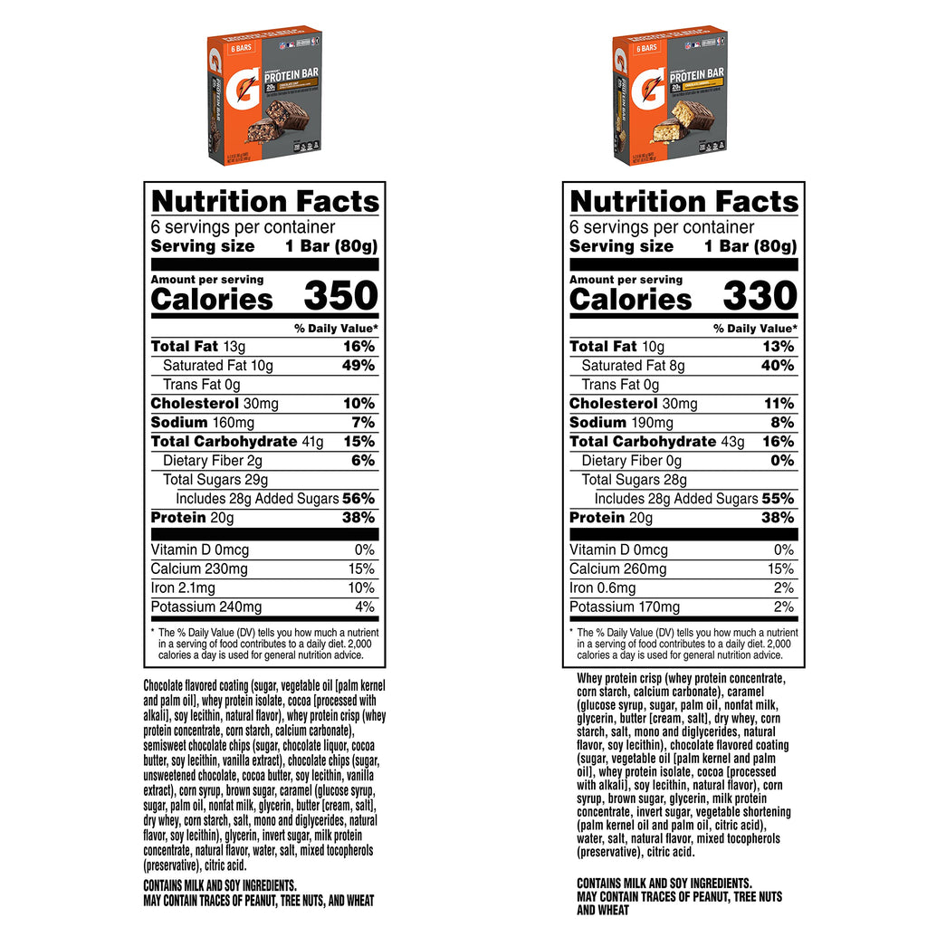 Gatorade Whey Protein Bars Assorted

