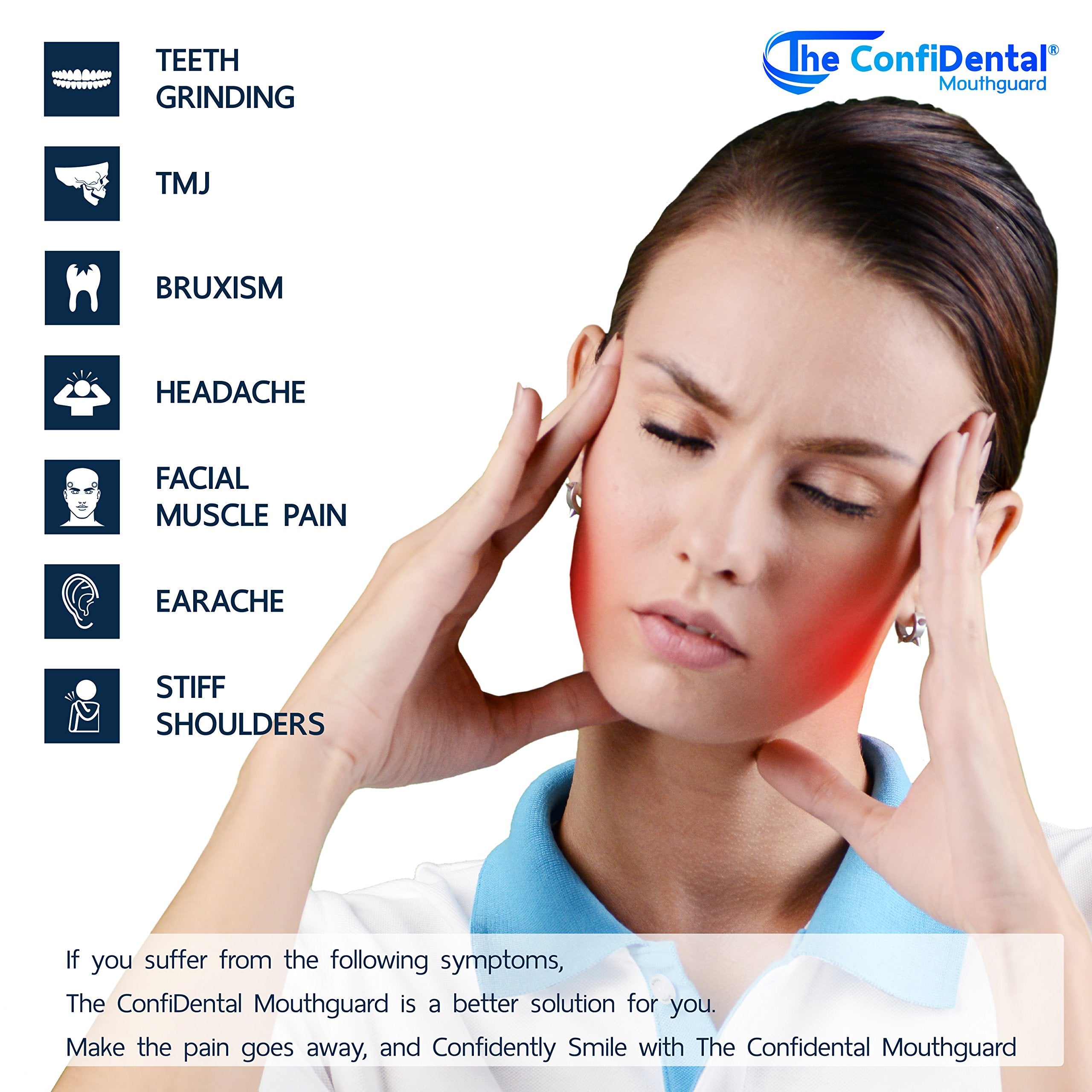ConfiDental Anti Grinding Guard Moldable Night Mouth Guard

