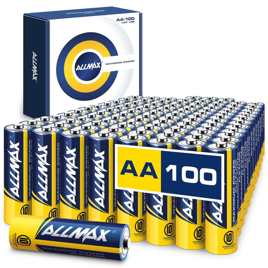 Allmax AA Maximum Power Alkaline Batteries – Long-Lasting

