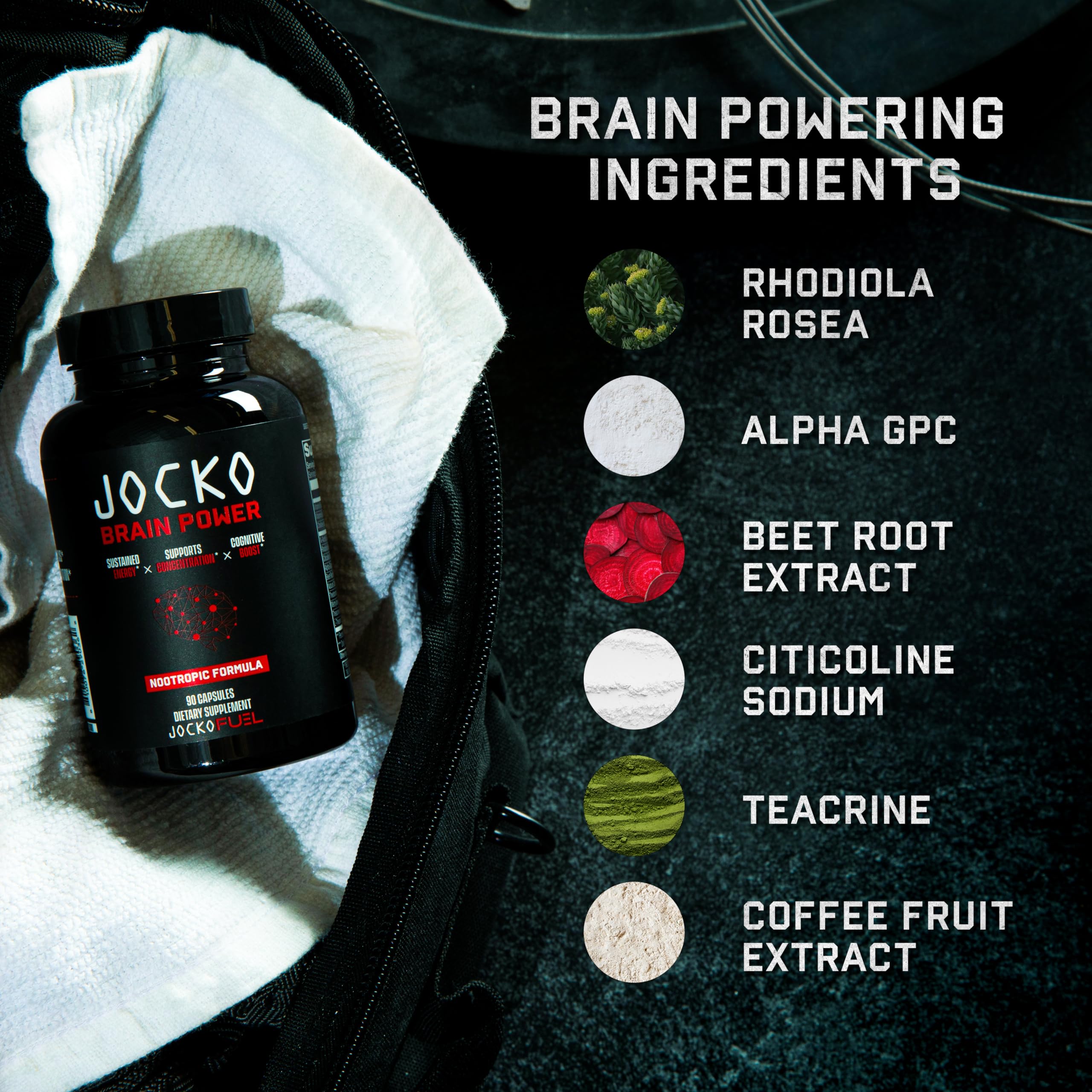 Brain Power Nootropic by Jocko Fuel | Focus

