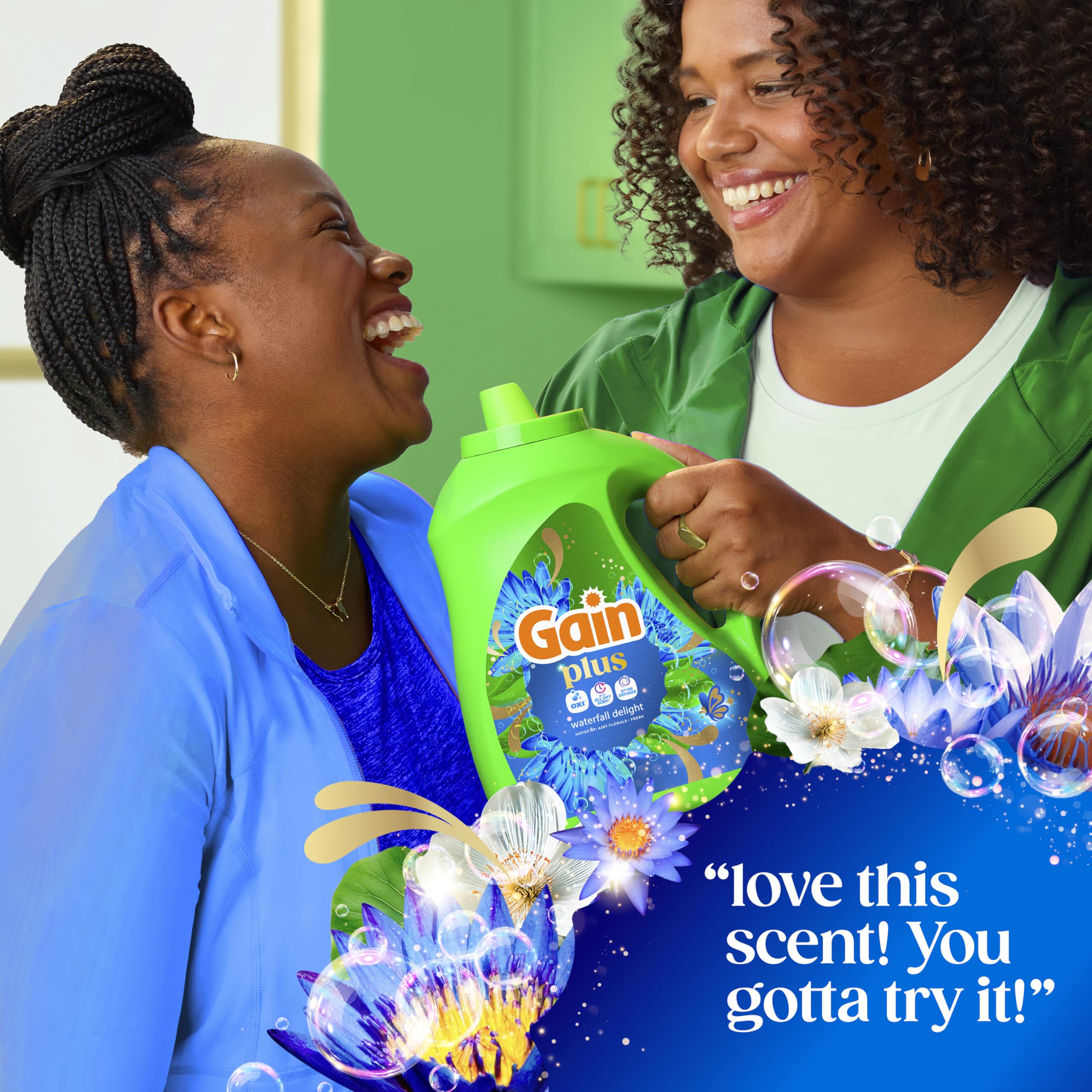 Gain Plus Liquid Detergent with Oxi | All-Day Fresh

