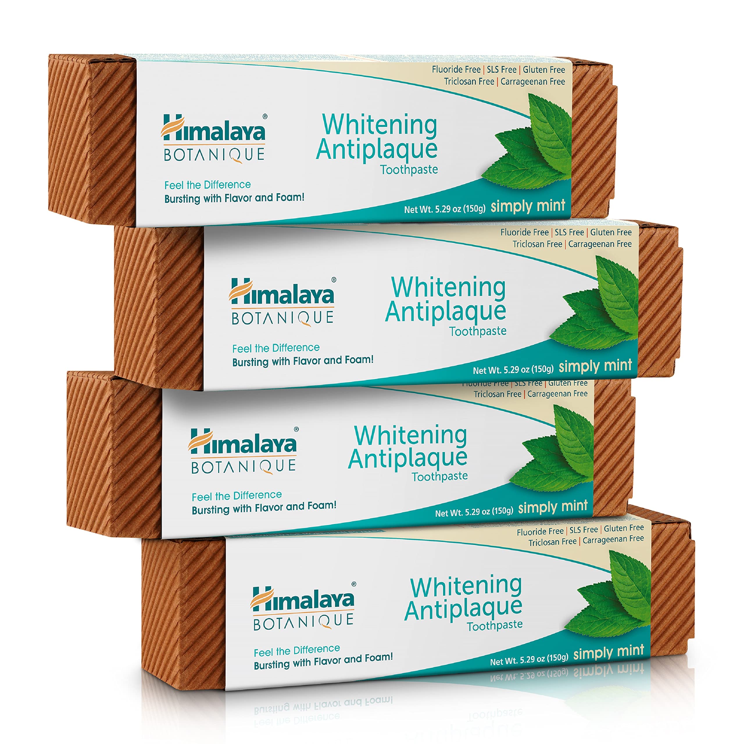Himalaya Botanique Whitening Toothpaste - Fluoride Free, Cruelty-Free

