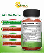 aSquared Apple Cider Vinegar Gummies with The Mother

