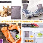 Activated Charcoal Odor Absorber Bags with Hooks

