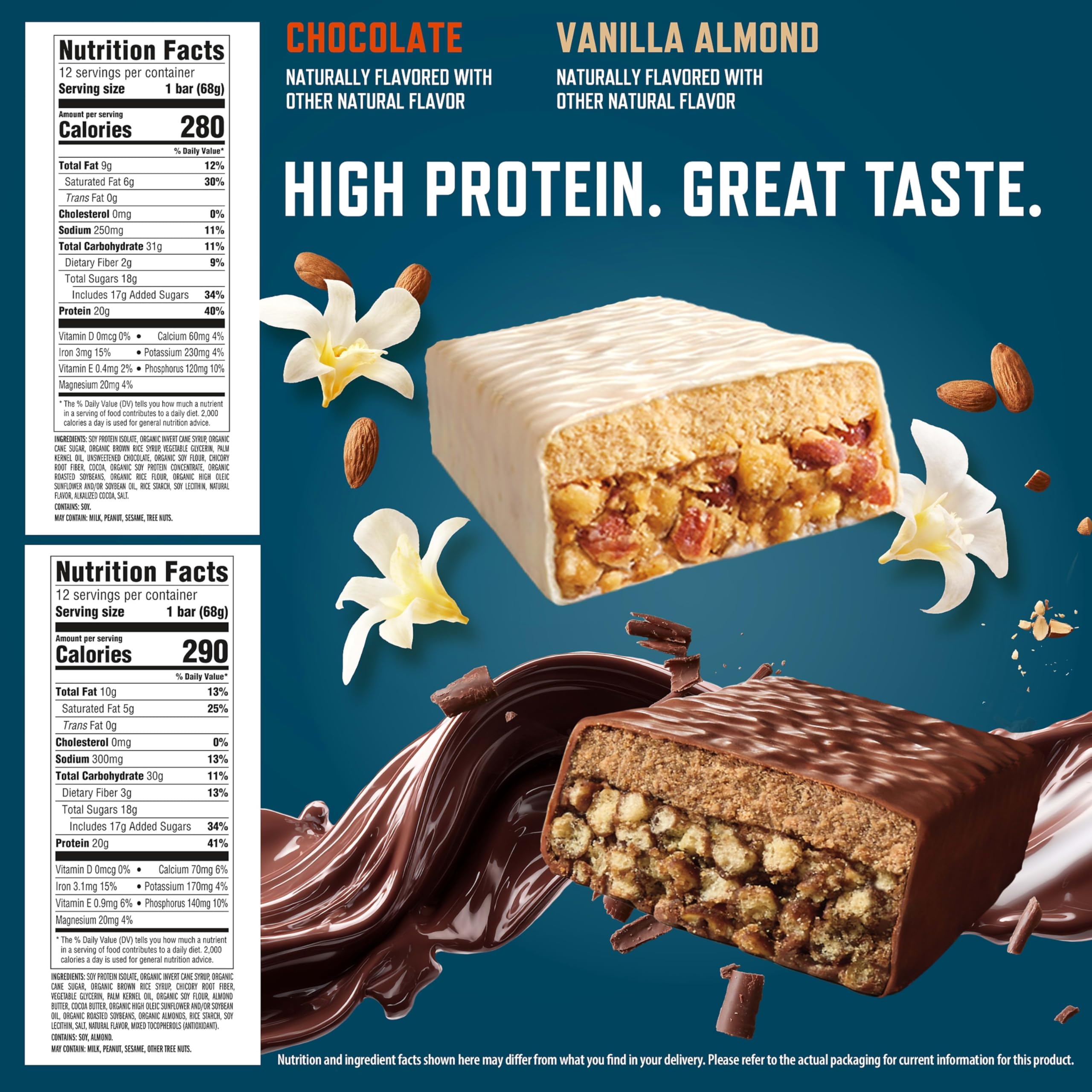 CLIF BUILDERS Plant Based Protein Bars Variety Pack

