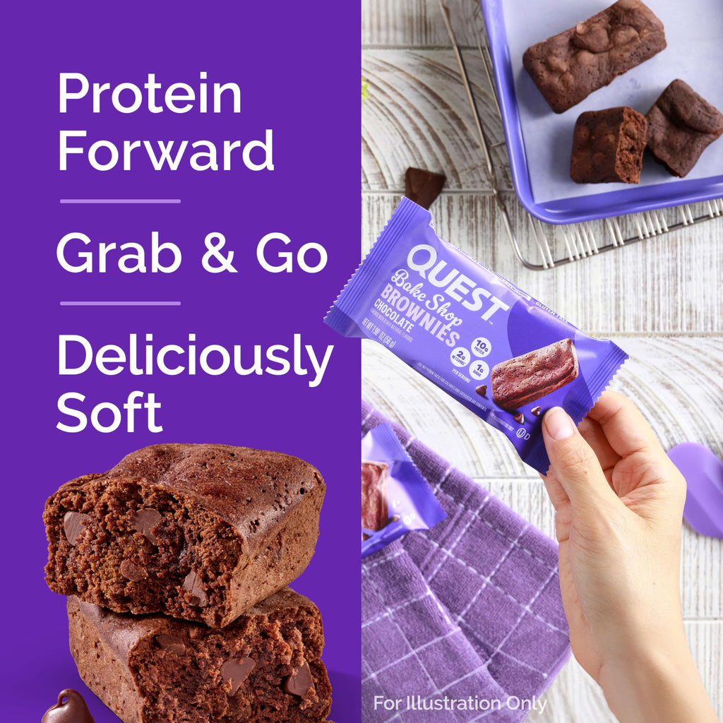 Quest Bake Shop Chocolate Brownies | Delicious Snack

