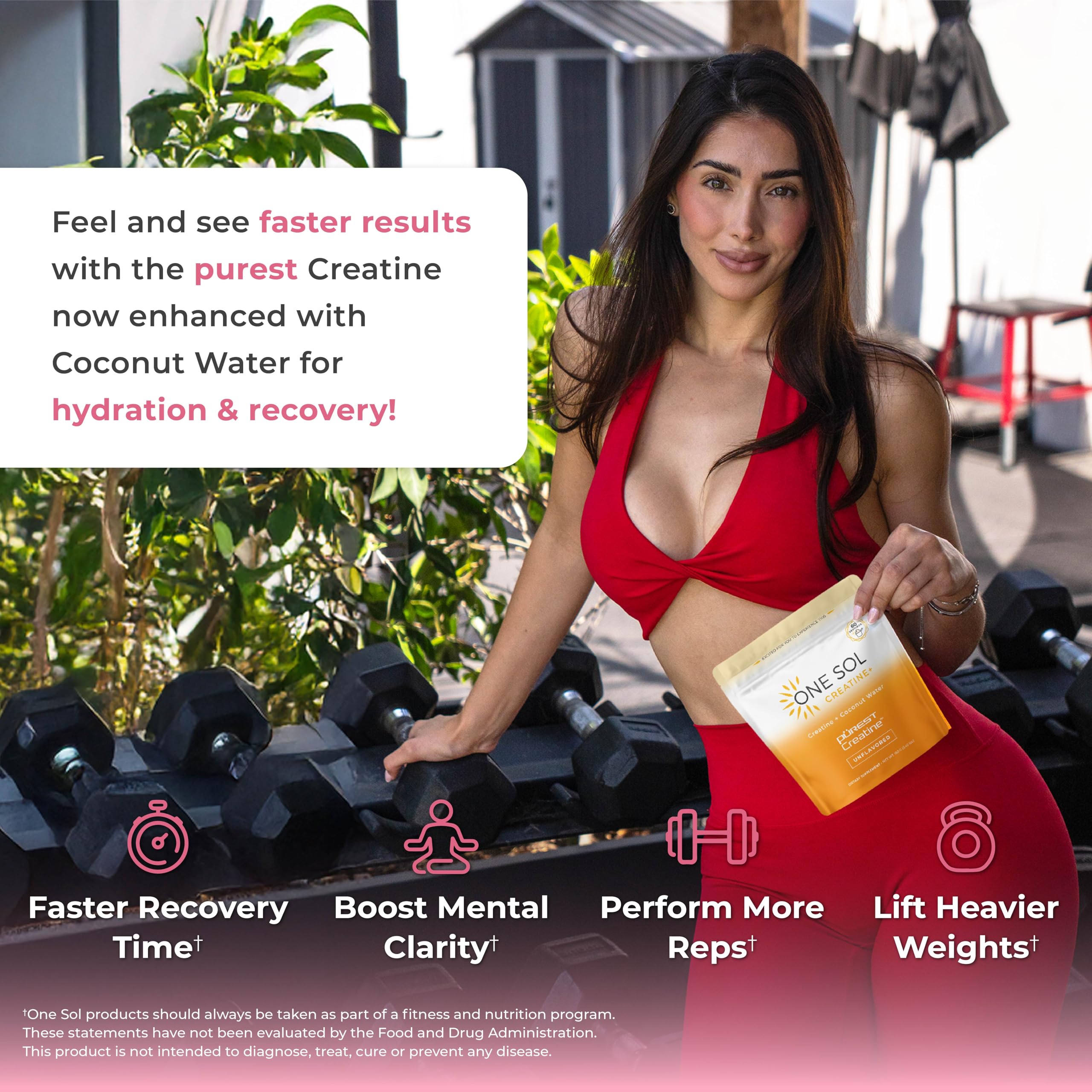 One Sol Women Creatine Powder for Muscle & Recovery

