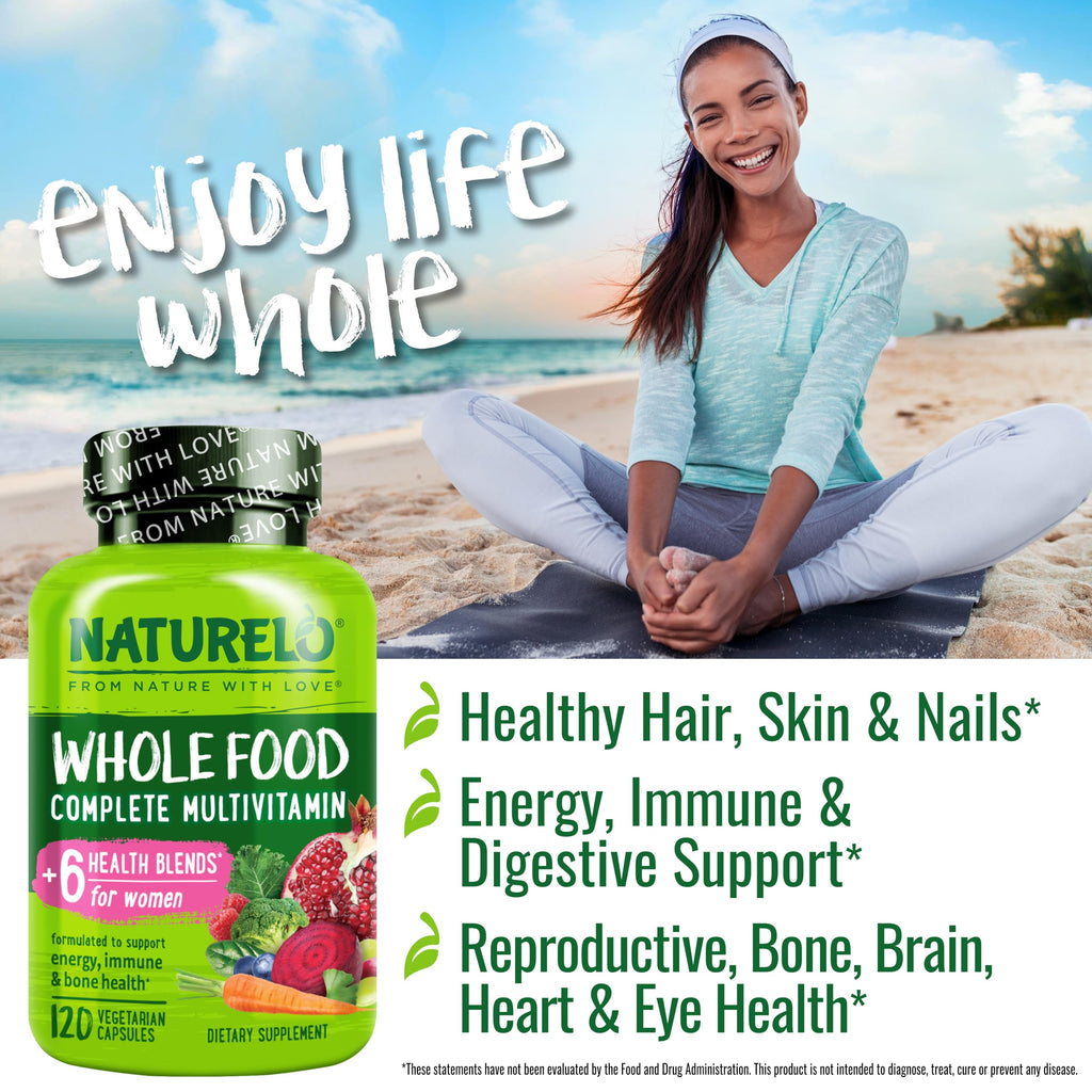 Naturelo Whole Food Multivitamin for Women | Plant-Based

