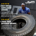 Omega JYM Fish Oil Capsules - Purified Omega-3 EPA DHA

