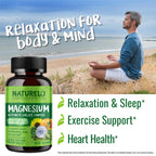 Naturelo Magnesium Glycinate Chelate Complex - Sleep & Calm

