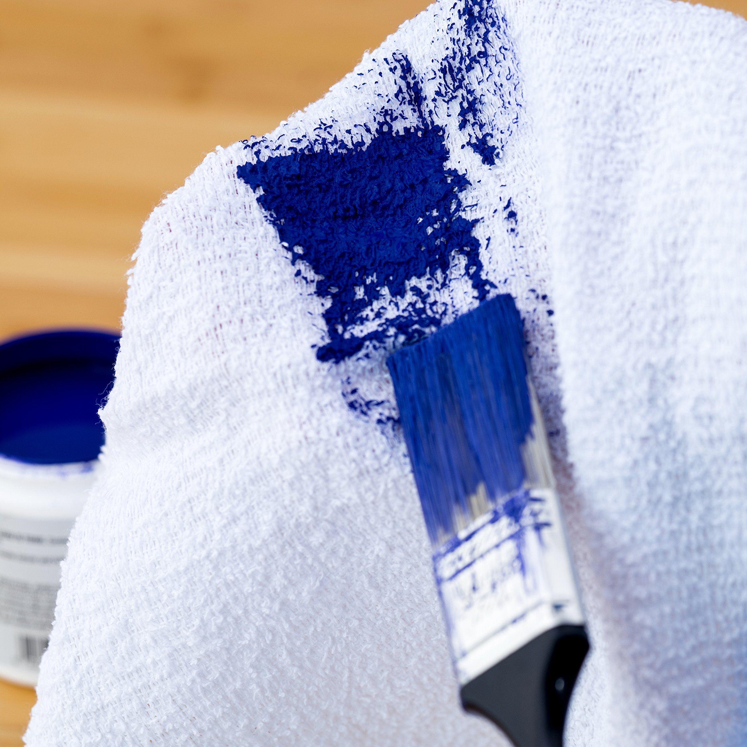 S&T INC. Cotton Terry Cleaning Towels for Home Auto Garage

