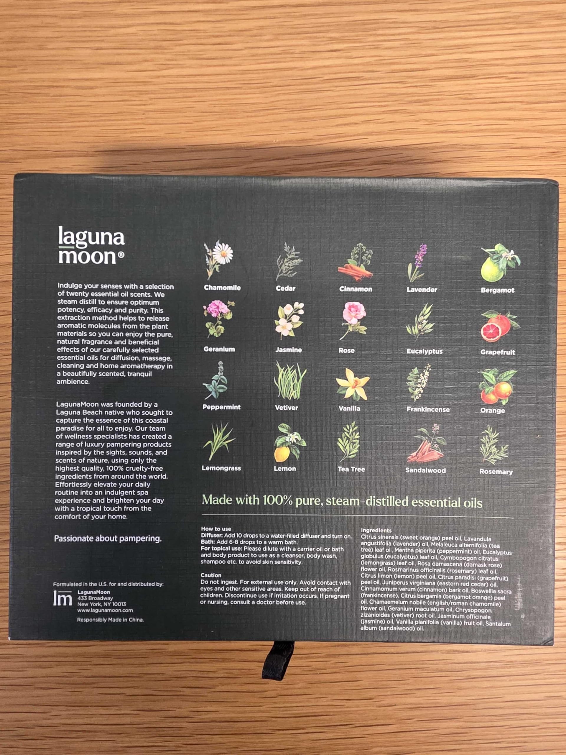 Lagunamoon Essential Oils Set for Diffusers

