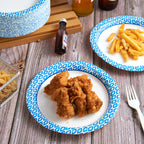 MUCHII 8.375 Inch Disposable Paper Plates - Soak-Proof

