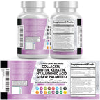 Clean Nutraceuticals Collagen Pills for Hair Skin Nails

