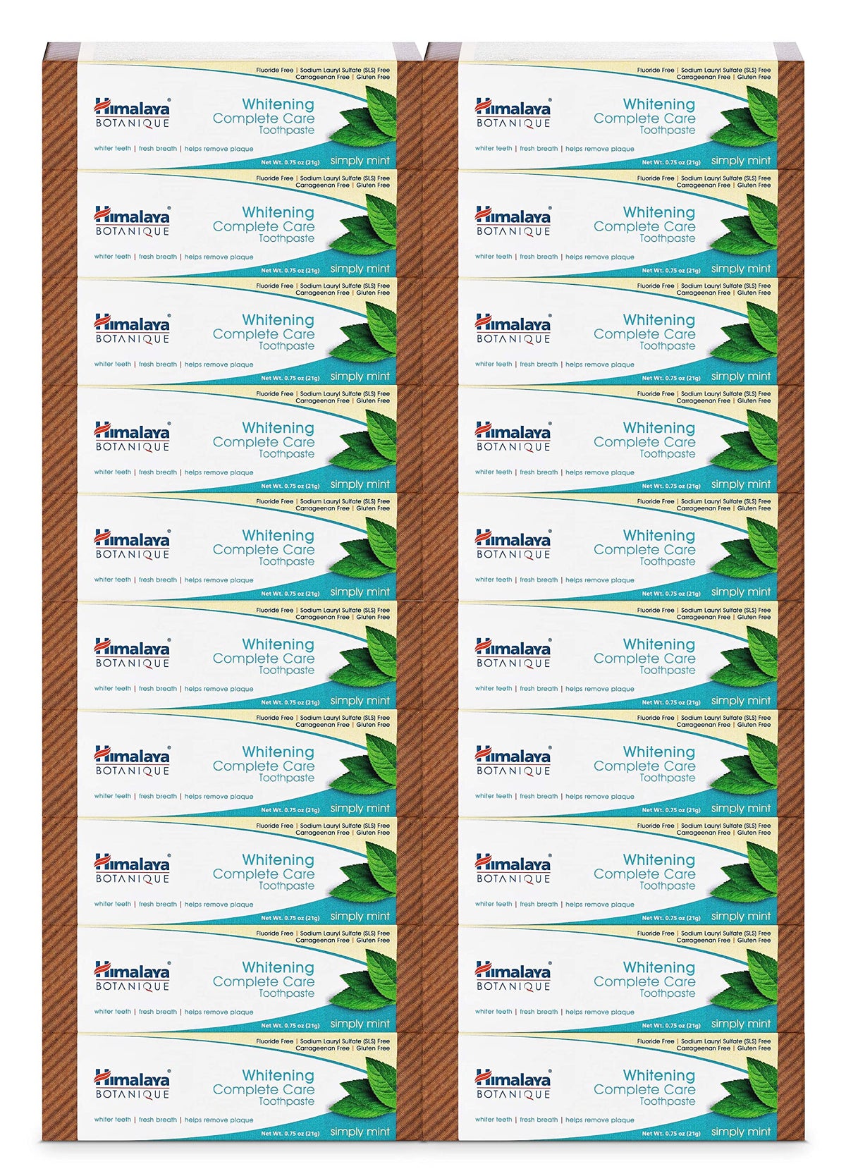 Himalaya Botanique Whitening Complete Care Toothpaste - Fluoride Free, Cruelty Free