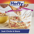 Hefty Calendar Slider Bags with Date Labels

