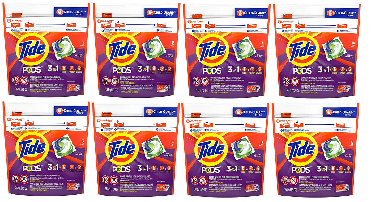 Tide PODS Laundry Detergent Pacs, 3-in-1, HE Compatible