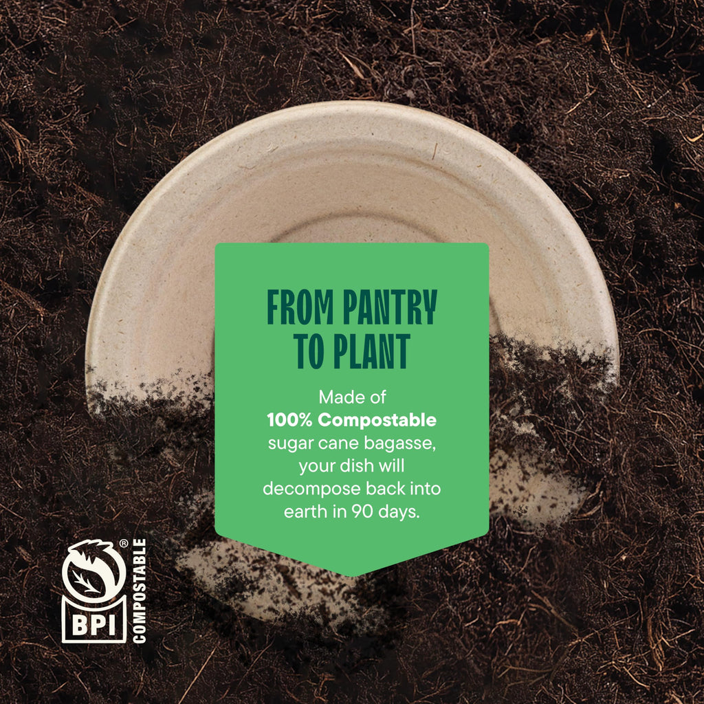 Compostable Paper Bowls - BPI Certified, PFAS-Free

