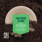 Compostable Paper Bowls - BPI Certified, PFAS-Free


